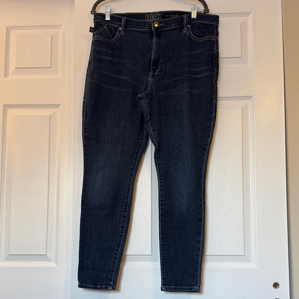 Rock & Republic Dark Indigo Skinny Jeans